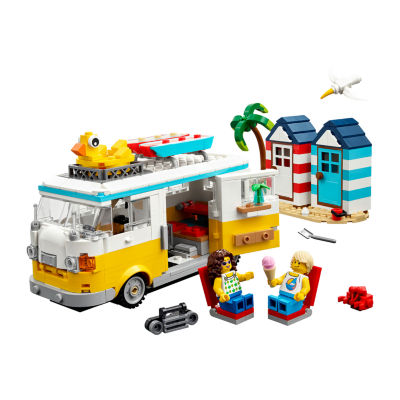 Creator Beach Camper Van Building Toy Set (556 Pieces)