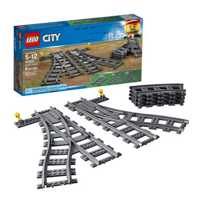 LEGO City Switch Tracks 60238 Building Kit (6 Piece) Building Set