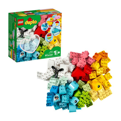 Duplo Classic Heart Box Building Toy Set (80 Pieces)