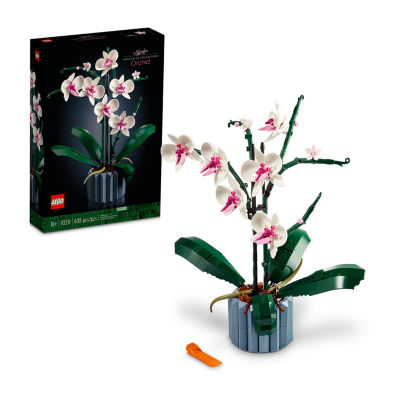 Orchid Plant Decor Building Kit (608 Pieces)