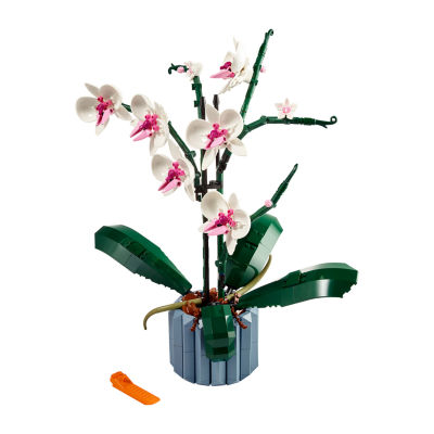 Orchid Plant Decor Building Kit (608 Pieces)