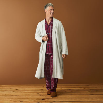 Stafford Mens Long Sleeve Length Robe