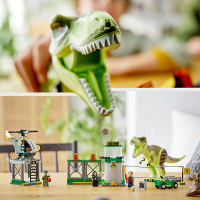 LEGO Jurassic World T. rex Dinosaur Breakout 76944 Building Set (140 Pieces)