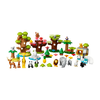 LEGO DUPLO Town Wild Animals of the World 10975 Building Set (142 Pieces)