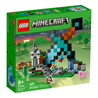 LEGO Minecraft The Sword Outpost 21244 Building Set (427 Pieces)