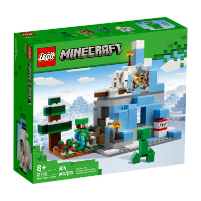 LEGO Minecraft The Frozen Peaks 21243 Building Set (304 Pieces)