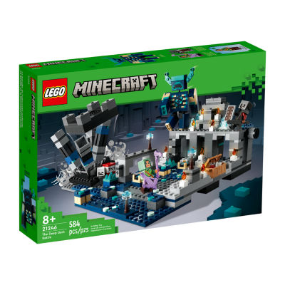 Minecraft The Deep Dark Battle Building Toy Set (584 Pieces)