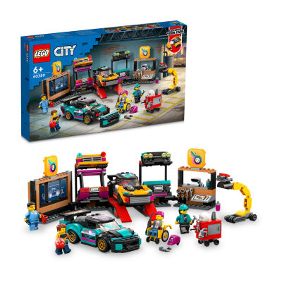City Custom Car Garage Building Toy Set (507 Pieces)