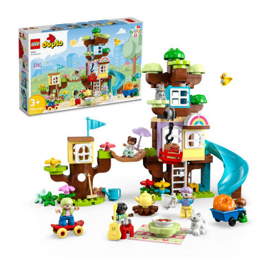 Duplo 3In1 Tree House Building Toy Set (126 Pieces)
