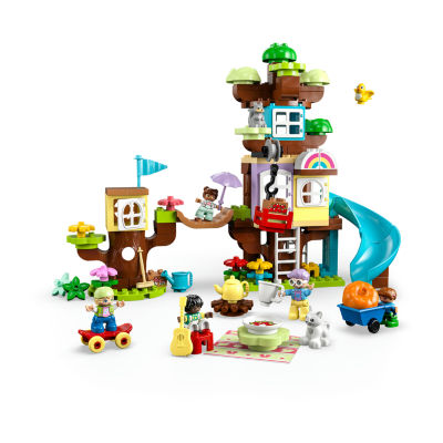 Duplo 3In1 Tree House Building Toy Set (126 Pieces)