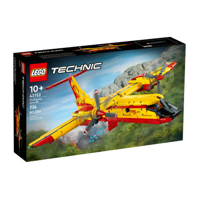Technic Firefighter Aircraft Building Toy Set (1134 Pieces)