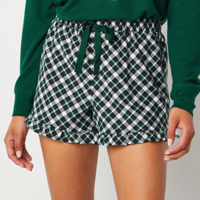 Flannel discount pajama shorts