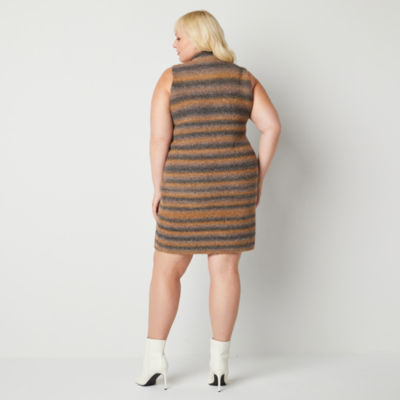 Jcpenney plus size hot sale sweater dresses