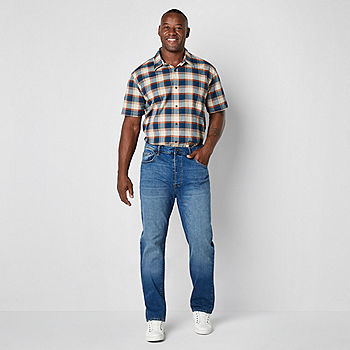 mutual weave Adaptive Big and Tall Mens Tapered Leg Regular Fit Jean,  Color: Clean Med Ii - JCPenney