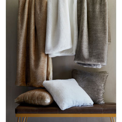 Loom + Forge Faux Fur Throw