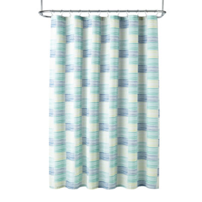 Home Expressions Watercolor Check Shower Curtains