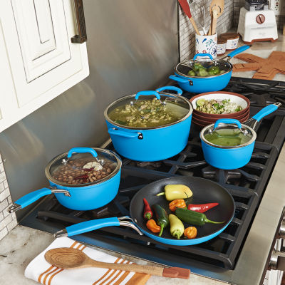 Mesa Mia Stainless Steel 14-pc. Cookware Set, Color: Stainless