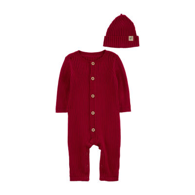 Carter's Baby Boys Long Sleeve 2-pc. Jumpsuit