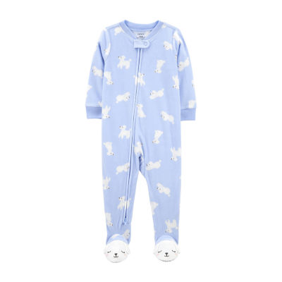 Carter's Baby Girls Footed Fleece Long Sleeve One Piece Pajama