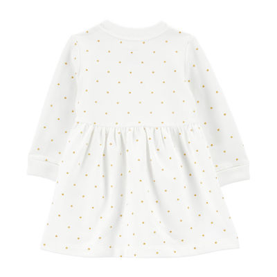 Carter's Baby Girls Long Sleeve Fitted A-Line Dress