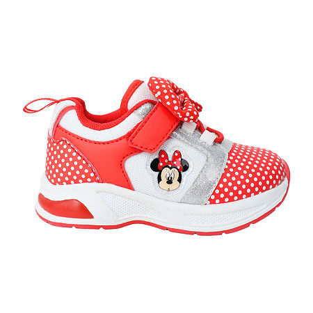 Minnie Mouse Toddler Girls Slip-On Shoe, 9 Medium, Red