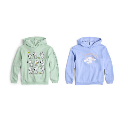 Little & Big Kid Girls Long Sleeve Cinnamoroll Fleece Hoodie
