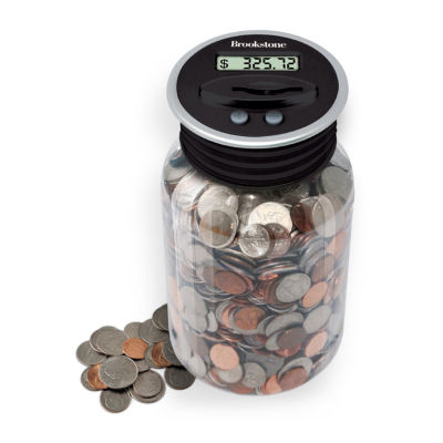 Brookstone Coin Counting Bank