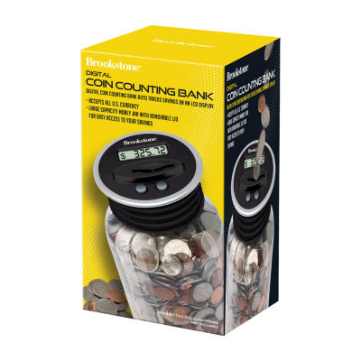 Brookstone Coin Counting Bank