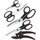 Multi Shear Kitchen Scissors with Herb Stripper and Sheath – Rachael Ray