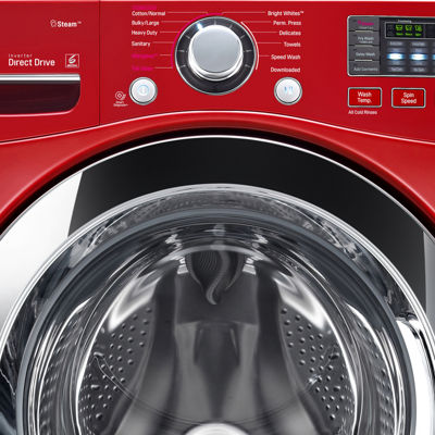 LG ENERGY STAR® 4.5 cu. ft. Ultra-Large Capacity Front-Load Washer with Steam