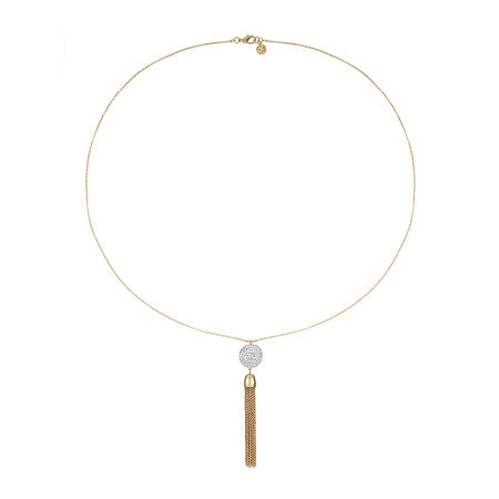 Monet Jewelry 32 Inch Cable Pendant Necklace In White