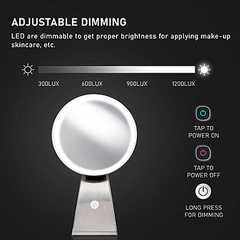 NuBrilliance • My Flexible Mirror. Light-up, 5x Magnification, 7in  Diameter.