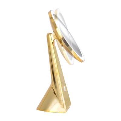 NuBrilliance Cordless 8'' Diameter 5X Rechargeable Magnification Mirror