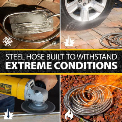 Bionic Steel Heavy Duty Stainless Steel Garden Hose