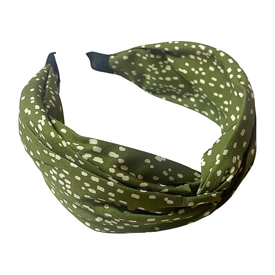 a.n.a Olive Twisted Polka Dot Headband