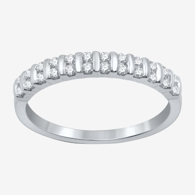 I Said Yes (H-I / I1) 1/4 CT. T.W. Lab Grown White Diamond Sterling Silver Anniversary Wedding Band