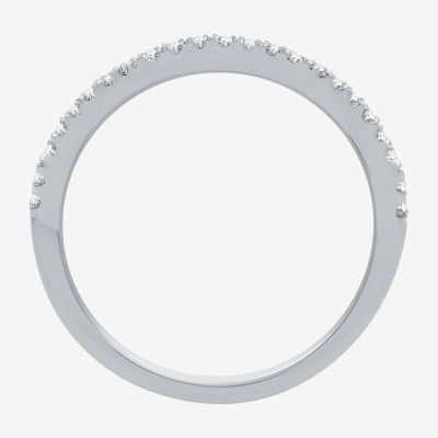 I Said Yes (H-I / I1) Womens 1 CT. T.W. Lab Grown White Diamond Sterling Silver or 14K Gold Over Silver Cushion Side Stone Halo Bridal Set