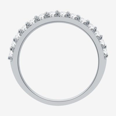 (H-I / I1) I Said Yes Womens 1 CT. T.W. Lab Grown White Diamond Sterling Silver or 14K Gold Over Silver Cushion Halo Bridal Set