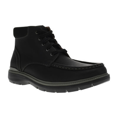 Dockers Mens Rowan Flat Heel Lace Up Boots, Color: Black - JCPenney