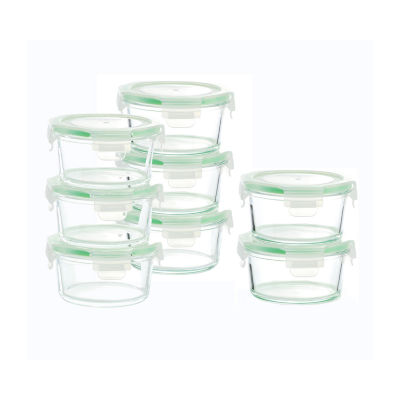 Gogreen Glassworks Round 16Pc. Food Container Set JCPenney