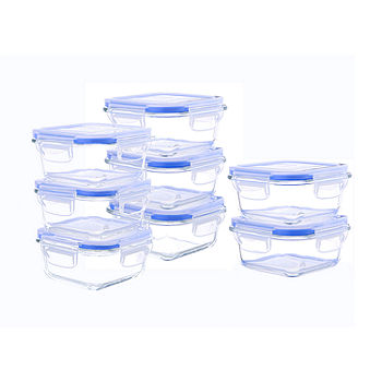 Kinetic 18-Piece Glassworks Food Storage Set 