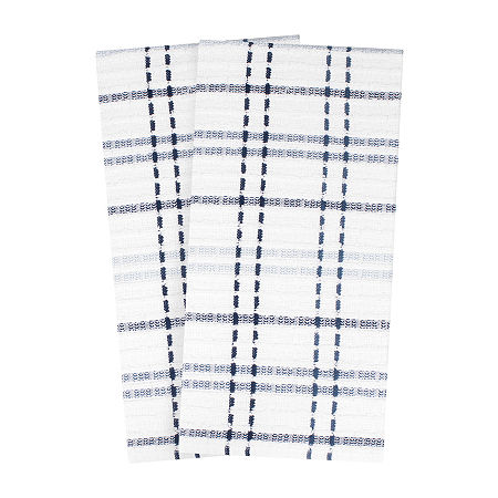 Ritz Royale Check 2-pc. Kitchen Towel Set, One Size, Blue