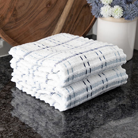 Ritz Royale Check 2-pc. Kitchen Towel Set, One Size, Blue