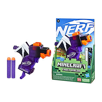 Nerf Minecraft Ender Dragon Blaster and 12 Nerf Elite Foam Darts