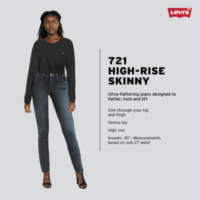 levi's slimming skinny jeans high waisted