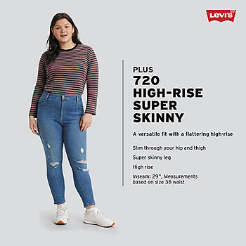 Levi's® Womens Plus 720™ High Rise Super Skinny Jean - JCPenney