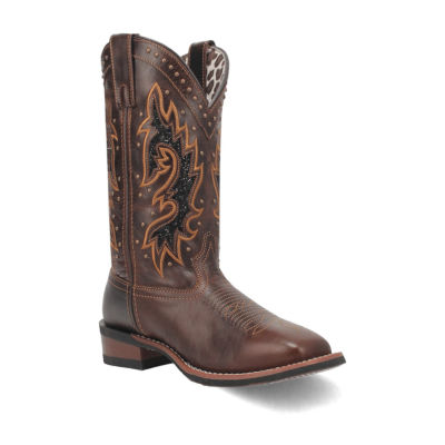 Laredo Womens Lockhart Flat Heel Cowboy Boots