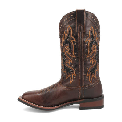 Laredo Womens Lockhart Flat Heel Cowboy Boots