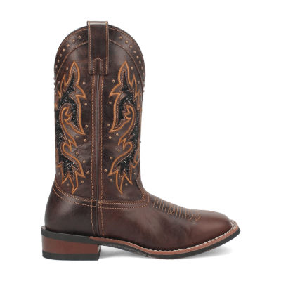 Laredo Womens Lockhart Flat Heel Cowboy Boots