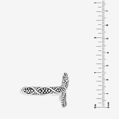 Snake Womens Sterling Silver Cocktail Ring